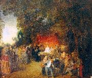 WATTEAU, Antoine The Marriage Contract china oil painting artist